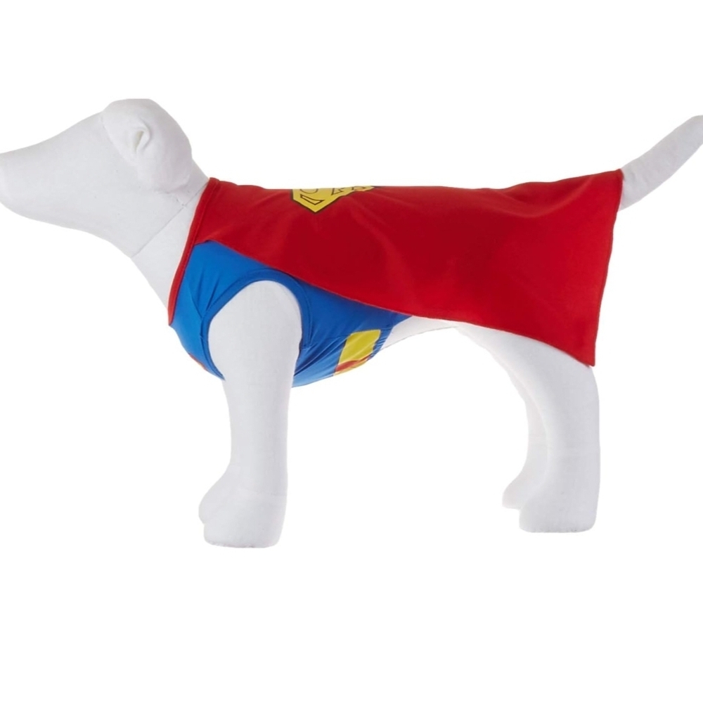 DC Comics Dog Superman Costume Size S | Superhero Halloween Costume NWT